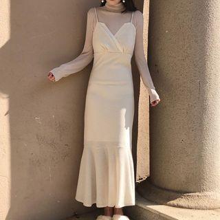 Strappy Mermaid Maxi Dress