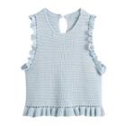 Frill Trim Sweater Vest
