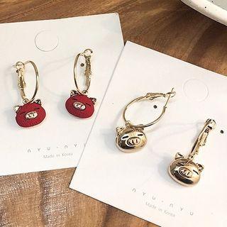 Alloy Pig Dangle Earring