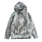 Tie-dyed Faux Shearling Hoodie