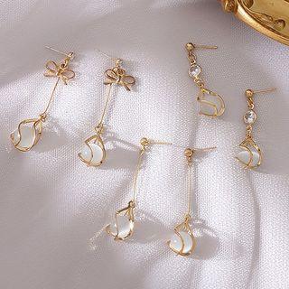 Ribbon Drop Ear Stud