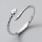 Snake Sterling Silver Open Ring S925 Silver - Ring - Silver - One Size