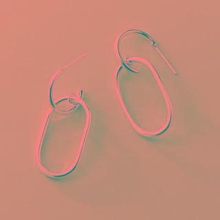 925 Sterling Silver Oval Drop Earring