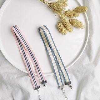 Striped Fabric Choker