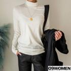 Tall Size Turtleneck Long-sleeve T-shirt