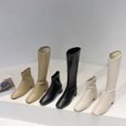 Block-heel Short / Tall Boots