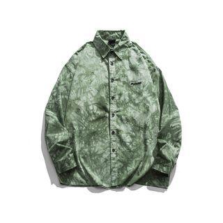 Tie-dye Shirt Jacket