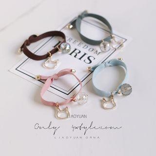 Cat & Bead Hair Tie