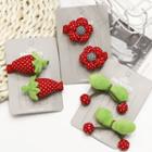 Fabric Strawberry / Cherry / Flower Hair Clip