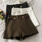 Details Hgh-waist A-line Shorts