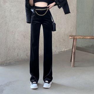 Velvet Wide Leg Pants (various Designs)