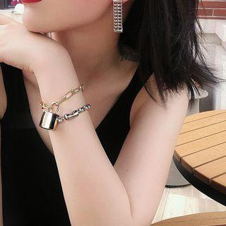 Lock Charm Bracelet