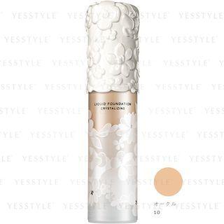 Shiseido - Benefique Liquid Foundation Crystalizing Spf 20 Pa++ (#ocher 10) 30ml