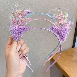 Cat Ear Pearl Hair Band
