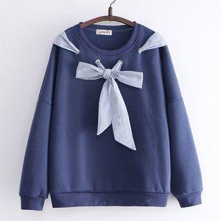 Striped Bow Pullover