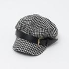 Houndstooth Check Matroos Cap Check - One Size