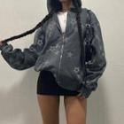Long-sleeve Star Print Light Jacket