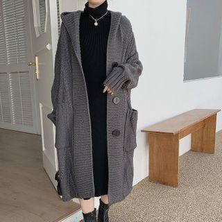 Hooded Midi Cardigan