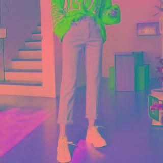 Flat-front Straight Leg Pants