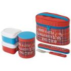 Hello Kitty Thermal Lunch Box Set (red Tartan)
