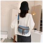 Zip Belt Bag With Chain