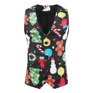 Xmas Print Vest
