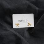 Angel Alloy Earring 1 Pair - Gold - One Size