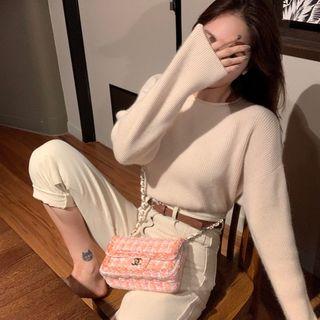 Knit Round-neck Top