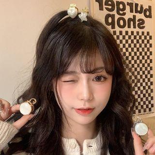 Faux Cat Eye Stone Alloy Hair Clamp (various Designs) / Set
