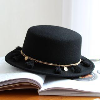 Tasseled Knit Hat