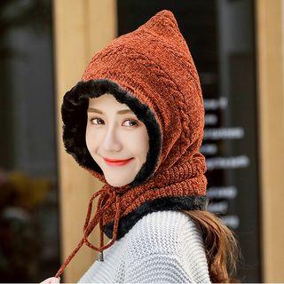 Fleece-lined Knit Hat