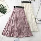 Ruched A-line Skirt