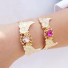 Heart Gemstone Bangle