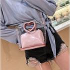 Heart Shape Handle Clear Tote + Zipper Bag