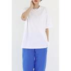 Loose-fit Cotton T-shirt White - One Size