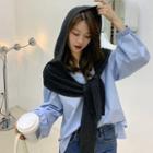 Plain Hooded Shawl