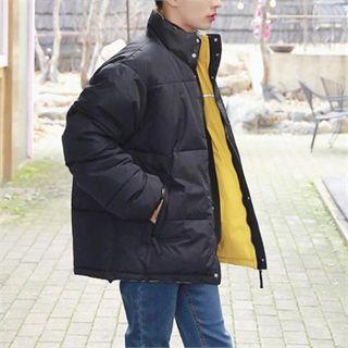 Two-way Letter Padded Jacket