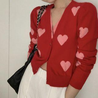 Heart Pattern Knit Top (various Designs)