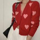 Heart Pattern Knit Top (various Designs)
