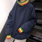 Turtleneck Pullover As Shown In Figure - One Size