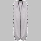 Color-block Gathered Cuff Sports Pants