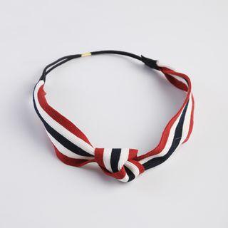 Striped Knotted Hair Band