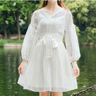 Traditional Chinese Long-sleeve Top / Skirt / Camisole Top