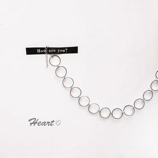 Gold Plated Circle Choker