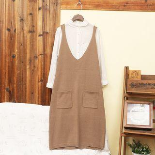 Suspender Knit Dress