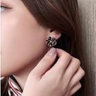 Alloy Flower Earring 1 Pair - Red - One Size