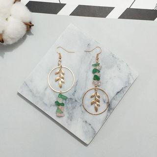 Hoop Leaf Earring / Clip-on Earring
