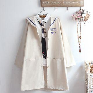 Printed Button Jacket / Long-sleeve Shirt / Set