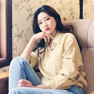 Pocket-patch Gingham Shirt