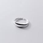 Polished Sterling Silver Open Ring 1 Piece - S925 Silver - Silver - One Size